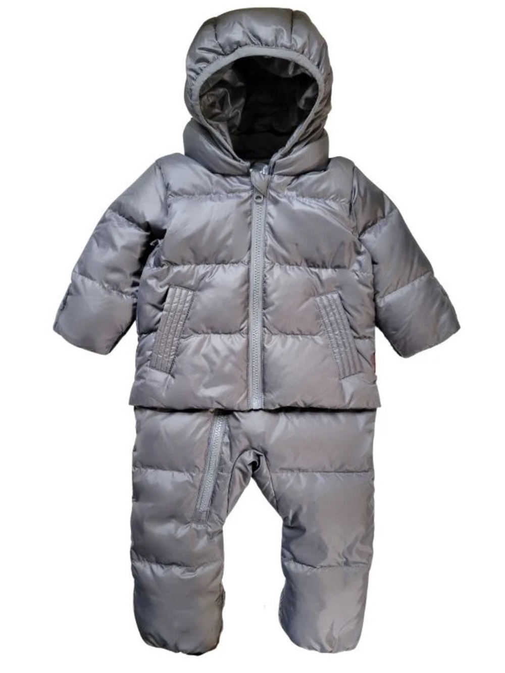 OneKid Car Seat Safety Infant Road Coat Snow Suit - Platinum Gray